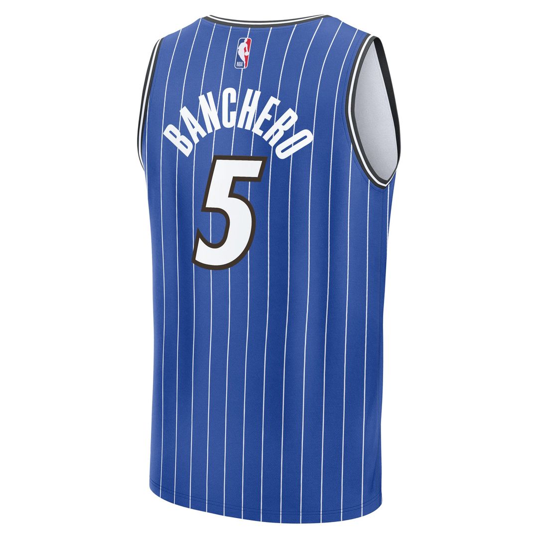 Paolo Banchero Orlando Magic Fanatics Fast Break Replica Player Jersey - Icon Edition - Blue | NBA Fan Gear