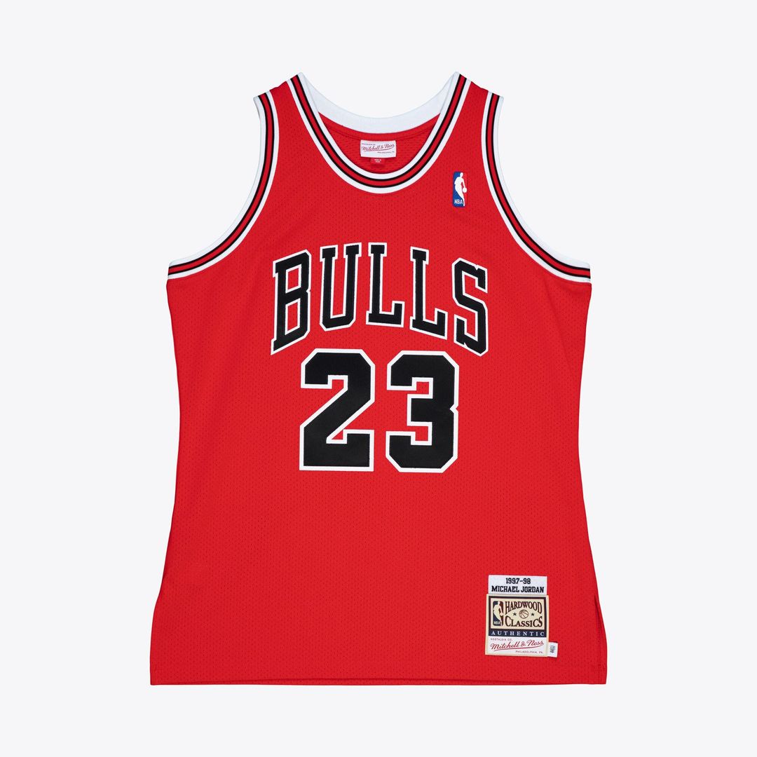 Michael Jordan Chicago Bulls Mitchell & Ness 1997-98 Authentic Jersey - Red | NBA Fan Gear