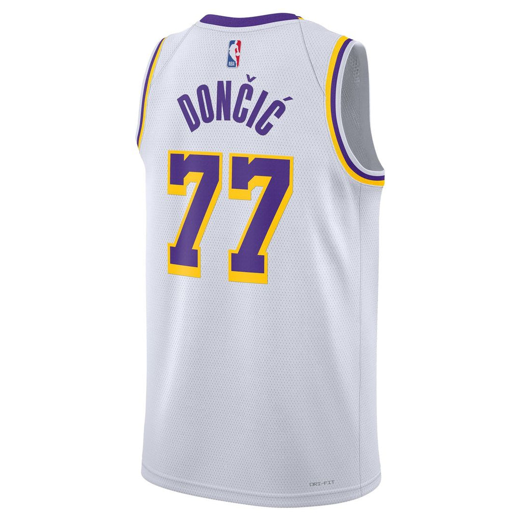 Luka Dončić Los Angeles Lakers Nike Unisex Swingman Jersey - Association Edition - White | NBA Fan Gear