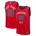 New Orleans Pelicans Fanatics Youth Fast Break Custom Replica Jersey - Red - Statement Edition | NBA Fan Gear