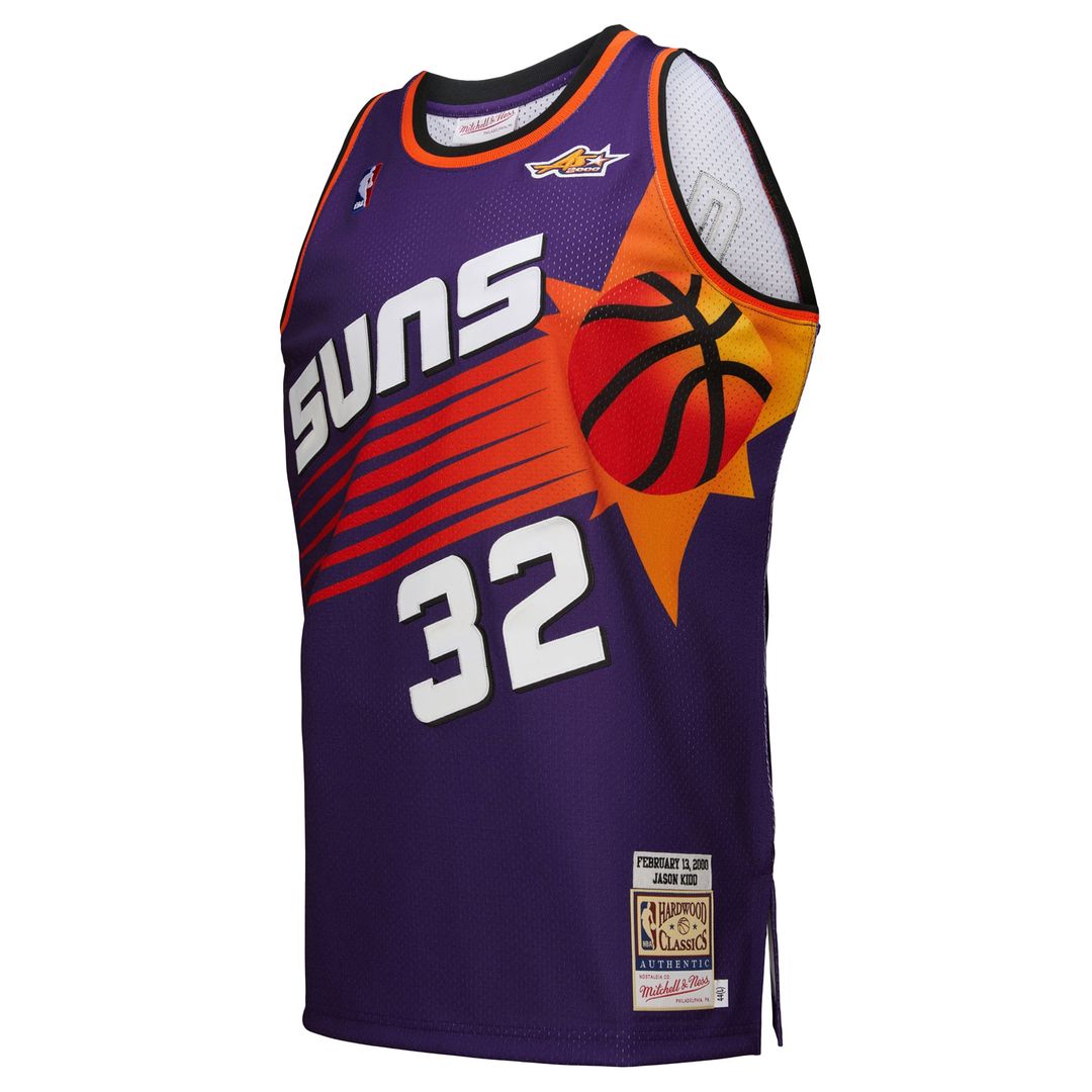 Jason Kidd Phoenix Suns Mitchell & Ness 2000 NBA All-Star Game Authentic Jersey - Purple | Fan Gear