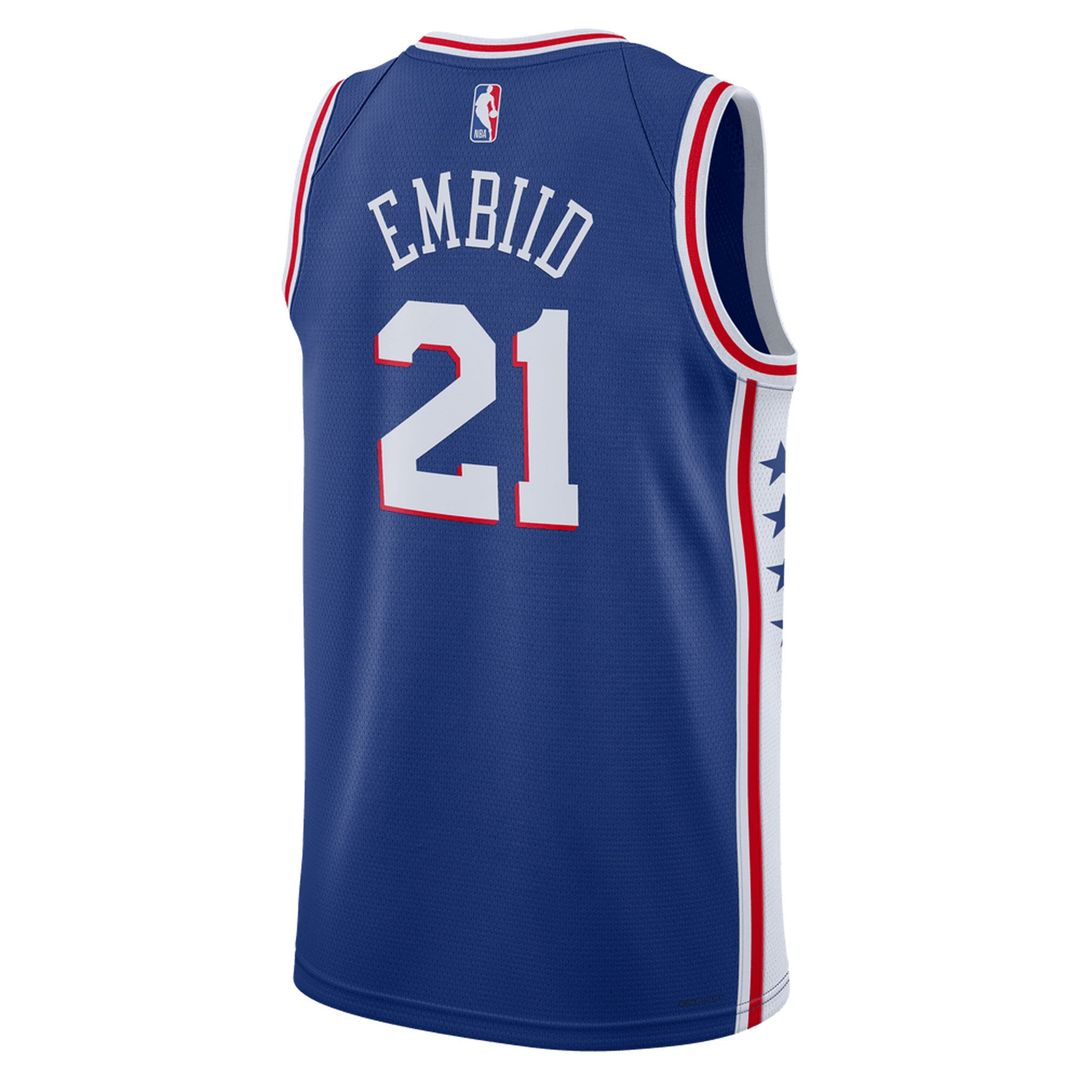 Joel Embiid Philadelphia 76ers Nike Unisex Swingman Jersey - Icon Edition - Royal | NBA Fan Gear