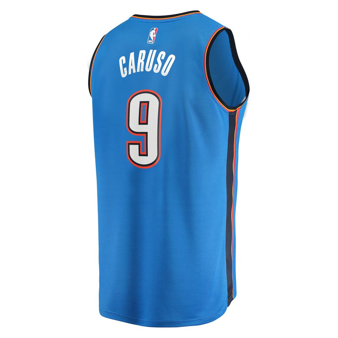 Alex Caruso Oklahoma City Thunder Fanatics Youth Fast Break Replica Player Jersey - Icon Edition - Blue | NBA Fan Gear