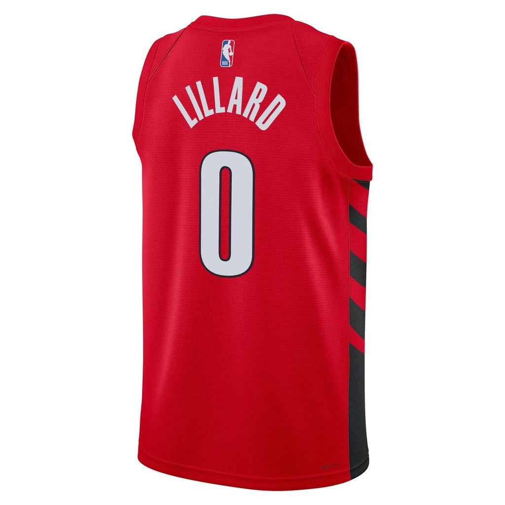 Damian Lillard Portland Trail Blazers Jordan Brand Unisex Swingman Jersey - Red - Statement Edition | NBA Fan Gear