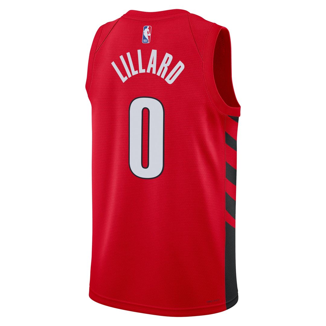 Damian Lillard Portland Trail Blazers Jordan Brand Unisex Swingman Jersey - Red - Statement Edition | NBA Fan Gear