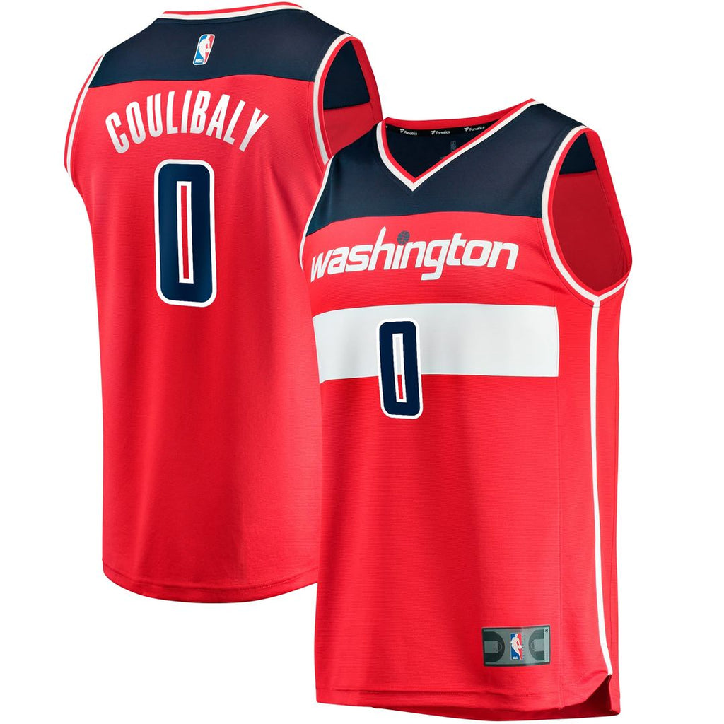 Washington Wizards Fanatics Fast Break Replica Jersey - Icon Edition - Red | NBA Fan Gear
