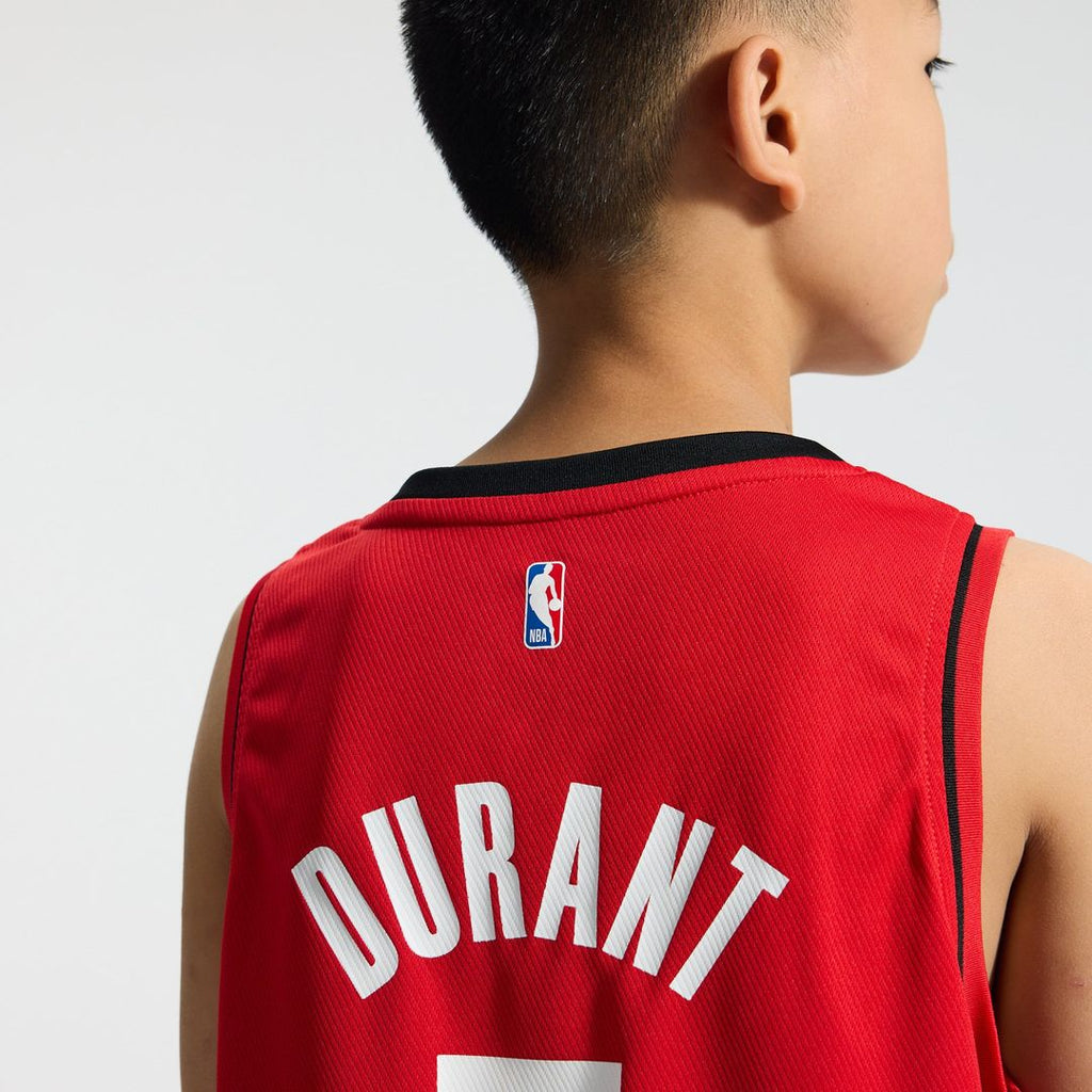 Kevin Durant Houston Rockets Fanatics Youth Fast Break Jersey - Icon Edition - Red | NBA Fan Gear