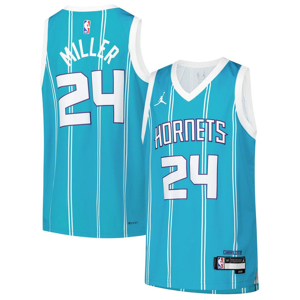 Brandon Miller Charlotte Hornets Nike Youth Swingman Jersey - Icon Edition - Teal | NBA Fan Gear
