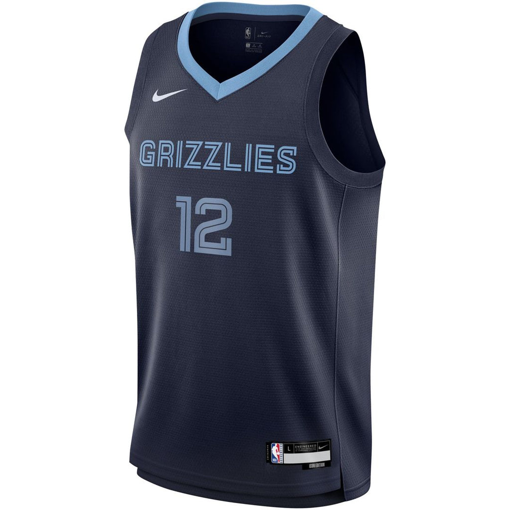 Ja Morant Memphis Grizzlies Nike Youth Swingman Jersey - Icon Edition - Navy | NBA Fan Gear