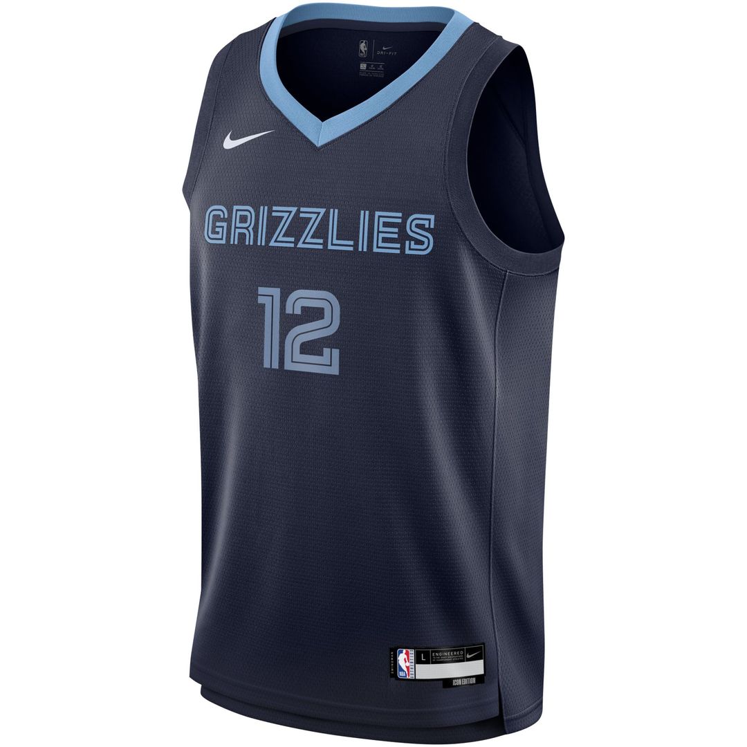 Ja Morant Memphis Grizzlies Nike Youth Swingman Jersey - Icon Edition - Navy | NBA Fan Gear