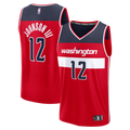 Tre Johnson III Washington Wizards Fanatics Fast Break Replica Jersey - Icon Edition - Red | NBA Fan Gear