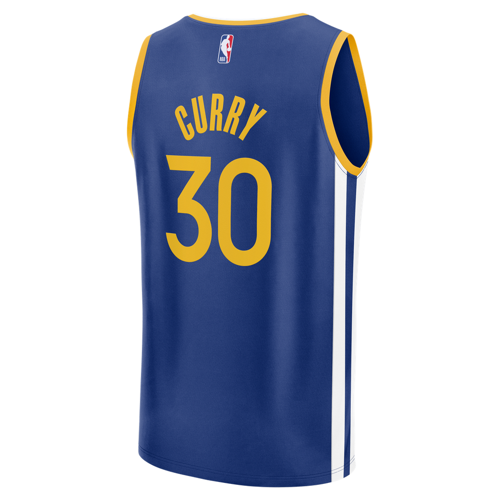 Stephen Curry Golden State Warriors Fanatics Fast Break Replica Jersey - Icon Edition - Royal | NBA Fan Gear
