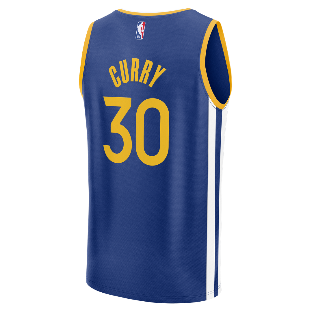 Stephen Curry Golden State Warriors Fanatics Fast Break Replica Jersey - Icon Edition - Royal | NBA Fan Gear