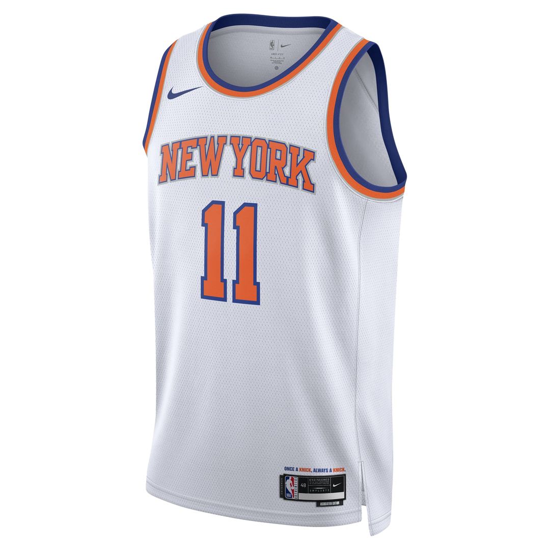 Jalen Brunson New York Knicks Nike Unisex Swingman Jersey - Association Edition - White | NBA Fan Gear