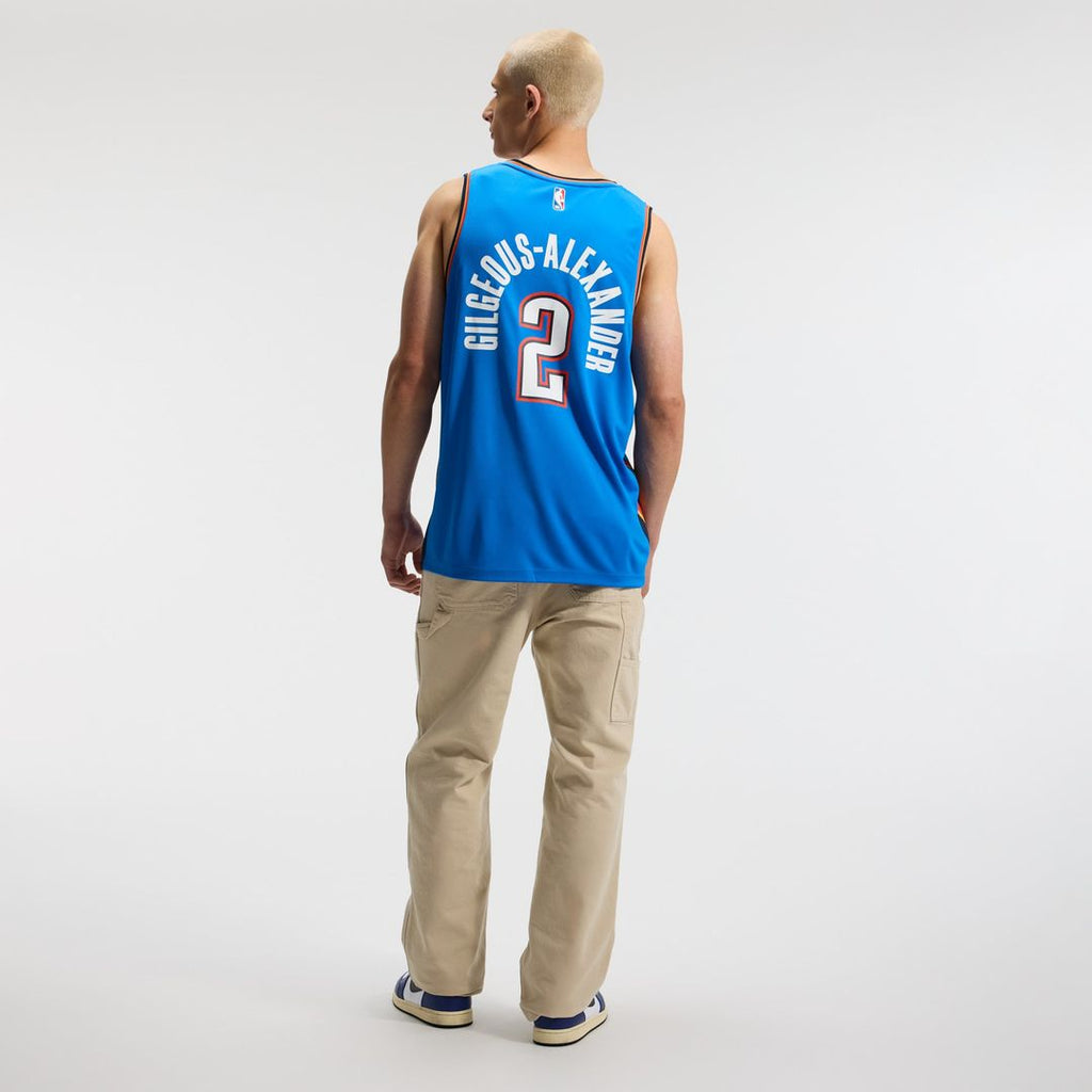 Shai Gilgeous-Alexander Oklahoma City Thunder Fanatics Fast Break Replica Player Jersey - Icon Edition - Blue | NBA Fan Gear