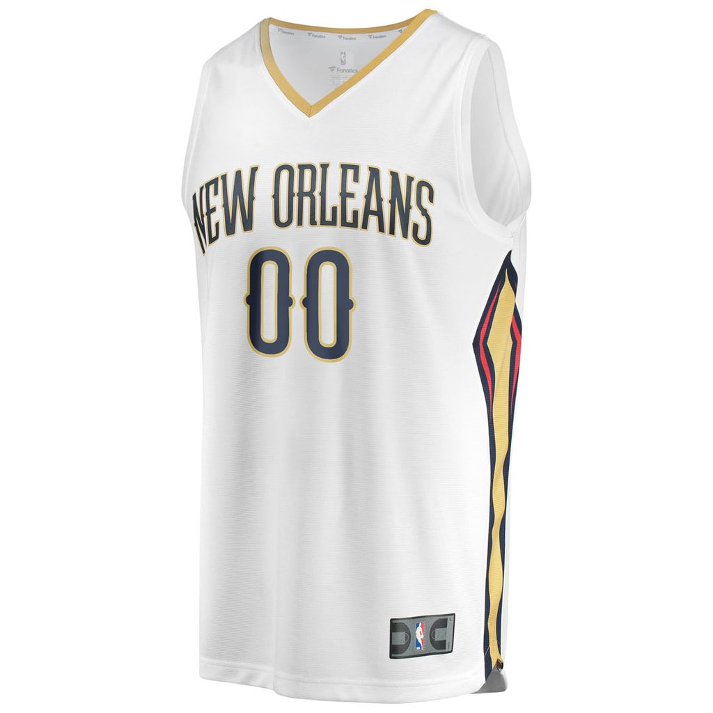 New Orleans Pelicans Fanatics Unisex Custom Fast Break Jersey - Association Edition - White | NBA Fan Gear