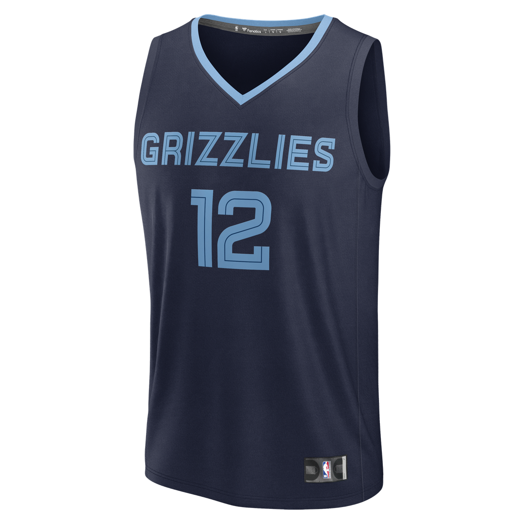Ja Morant Memphis Grizzlies Fanatics Youth Fast Break Replica Player Jersey - Icon Edition - Navy | NBA Fan Gear