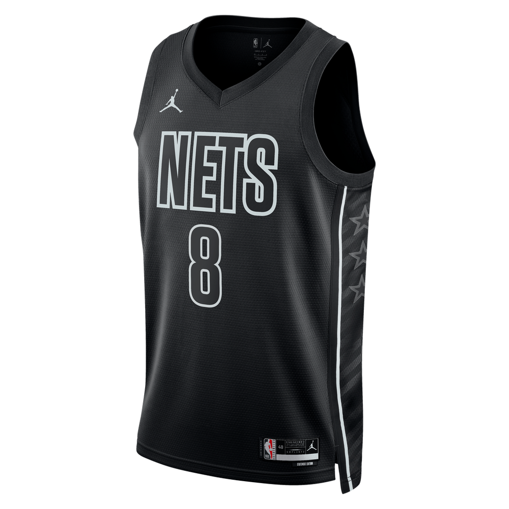 Egor Dëmin Brooklyn Nets Jordan Brand Unisex Swingman Jersey - Statement Edition - Black | NBA Fan Gear