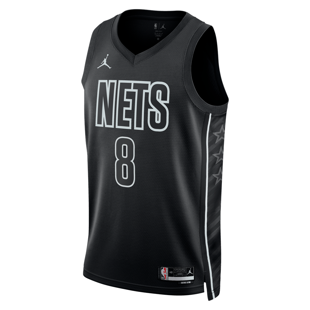 Egor Dëmin Brooklyn Nets Jordan Brand Unisex Swingman Jersey - Statement Edition - Black | NBA Fan Gear