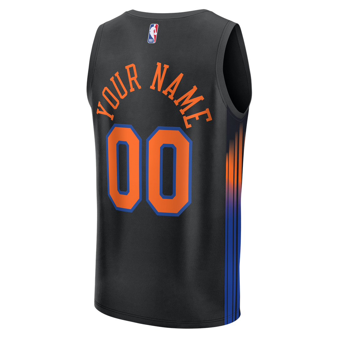 New York Knicks Fanatics Youth Fast Break Custom Replica Jersey - Blue - Icon Edition | NBA Fan Gear