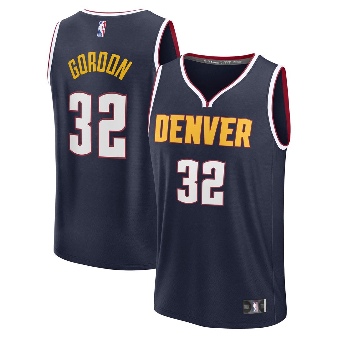 Aaron Gordon Denver Nuggets Fanatics Fast Break Replica Player Jersey - Icon Edition - Navy | NBA Fan Gear