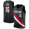Yang Hansen Portland Trail Blazers Nike Unisex Swingman Jersey - Icon Edition - Black | NBA Fan Gear