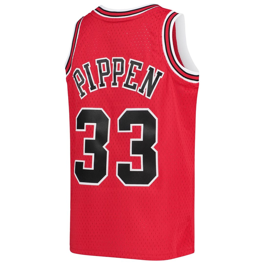 Scottie Pippen Chicago Bulls Mitchell & Ness Youth Hardwood Classics Swingman Throwback Jersey - Black | NBA Fan Gear
