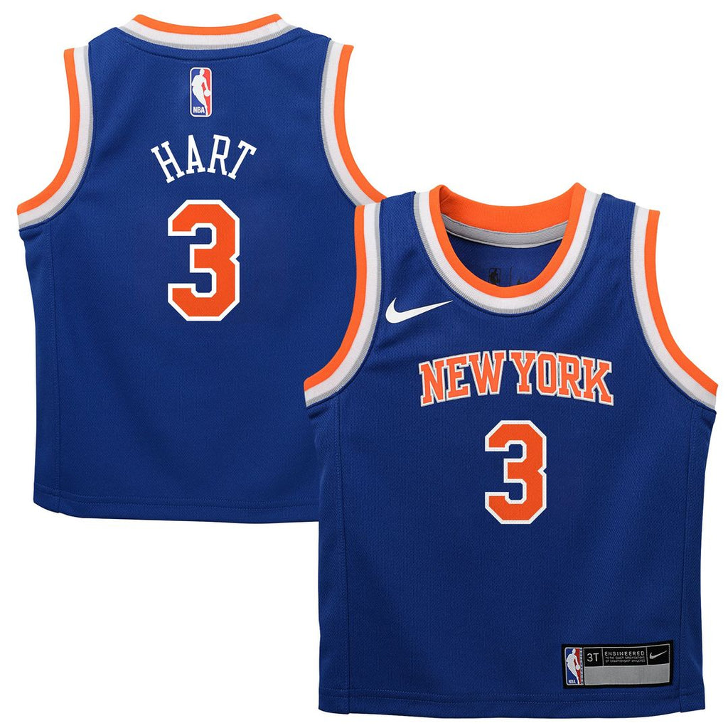 Josh Hart New York Knicks Nike Infant Replica Swingman Jersey - Icon Edition - Blue | NBA Fan Gear