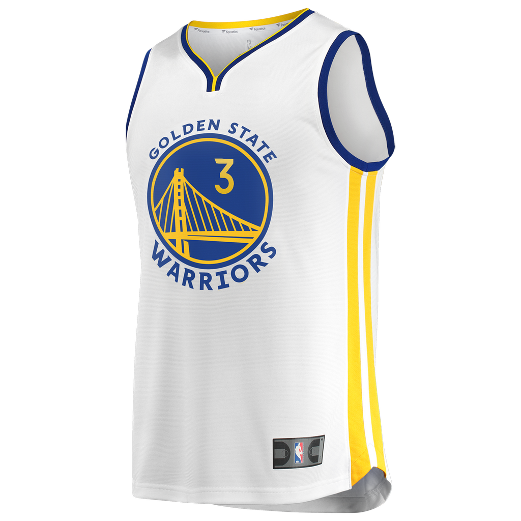 Will Richard Golden State Warriors Fanatics Fast Break Replica Jersey - White - Association Edition | NBA Fan Gear