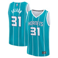 Tidjane Salaun Charlotte Hornets Fanatics 2024 NBA Draft Fast Break Player Jersey - Icon Edition - Teal | Fan Gear