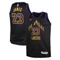 LeBron James Los Angeles Lakers Nike Youth 2025/ 26 City Edition Swingman Jersey - Black | NBA Fan Gear