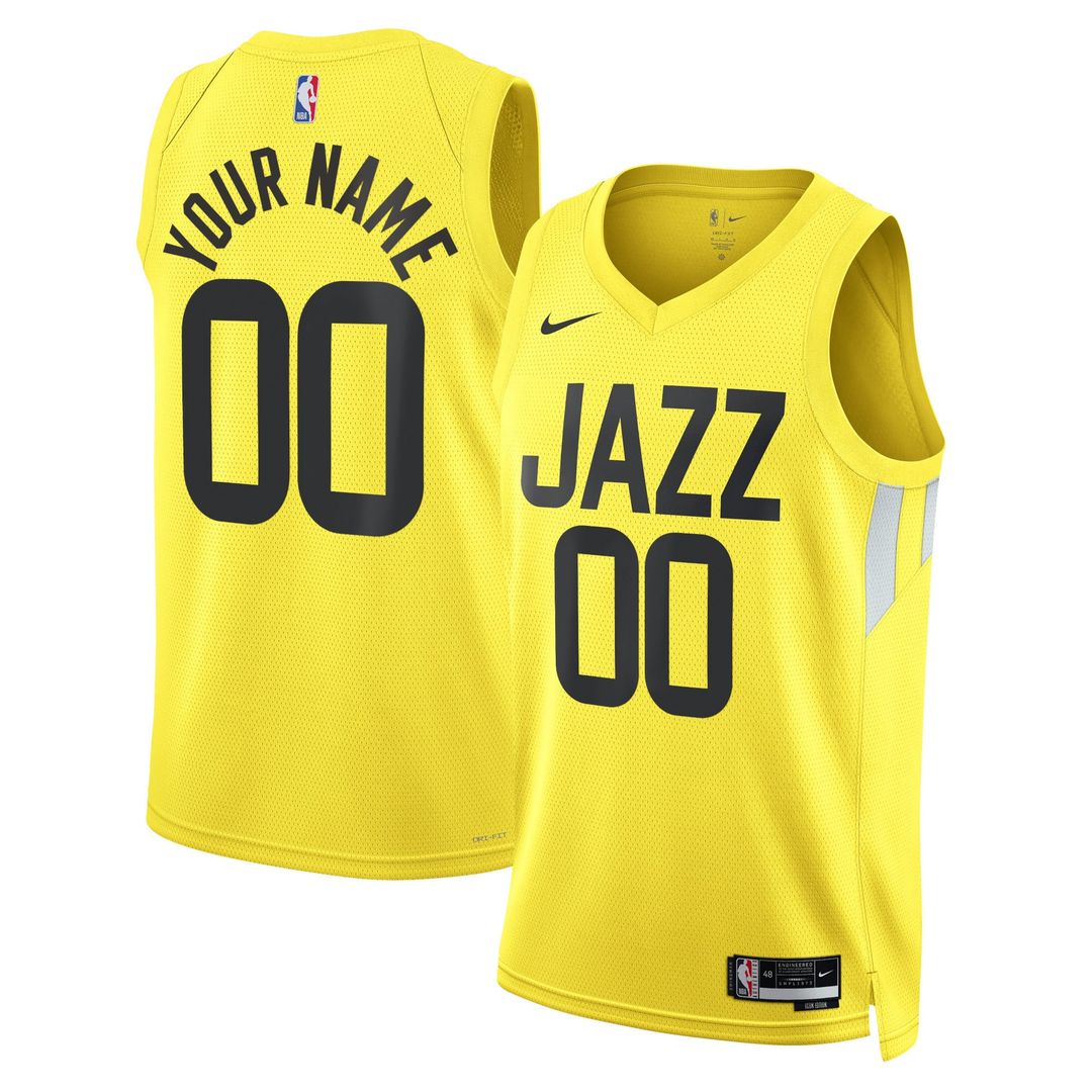 Utah Jazz Nike Unisex Swingman Custom Jersey White - Association Edition | NBA Fan Gear