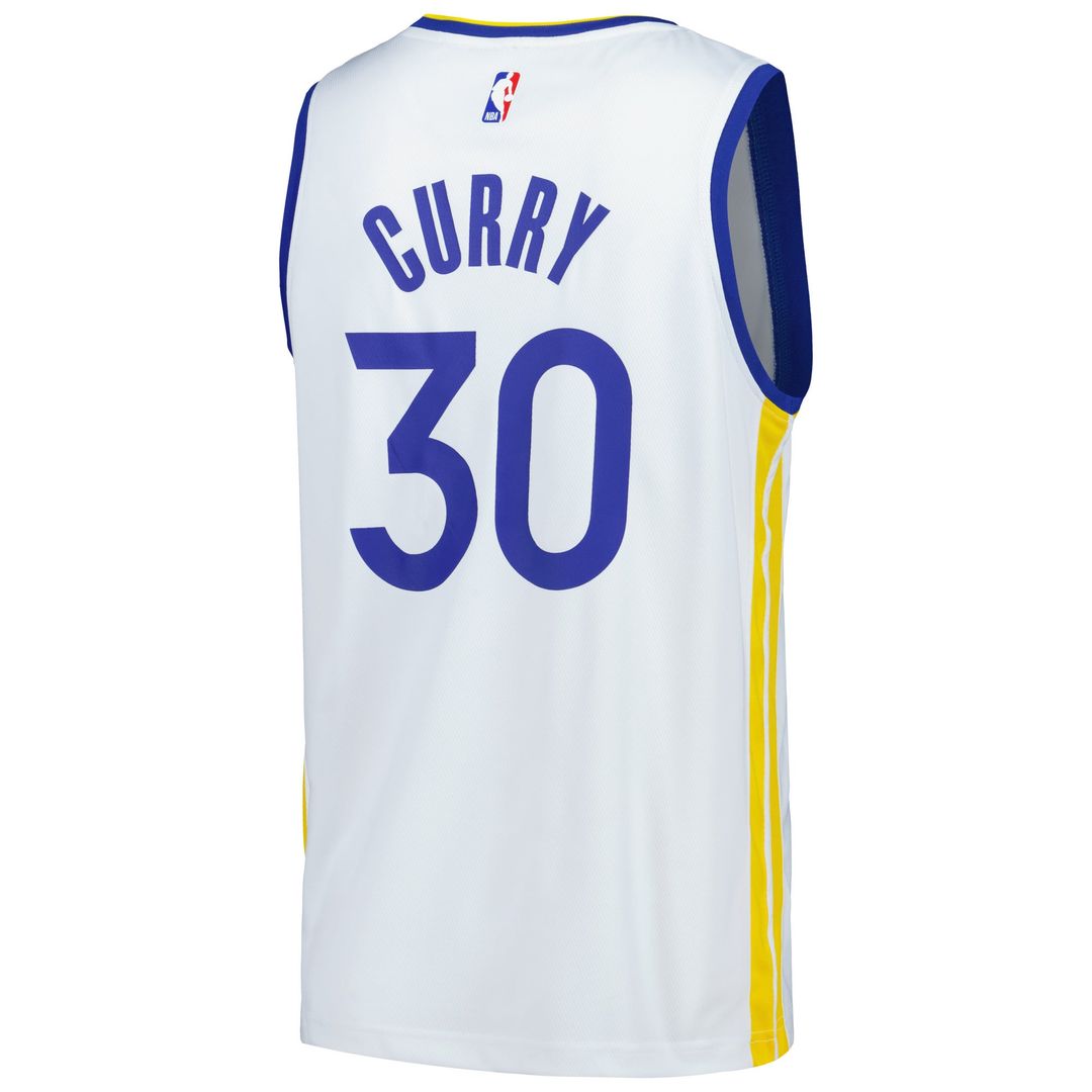 Stephen Curry Golden State Warriors Fanatics Fast Break Replica Player Jersey - Association Edition - White | NBA Fan Gear