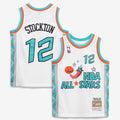 John Stockton 1996 NBA All-Star Game Mitchell & Ness Youth Hardwood Classics Swingman Jersey - White | Fan Gear
