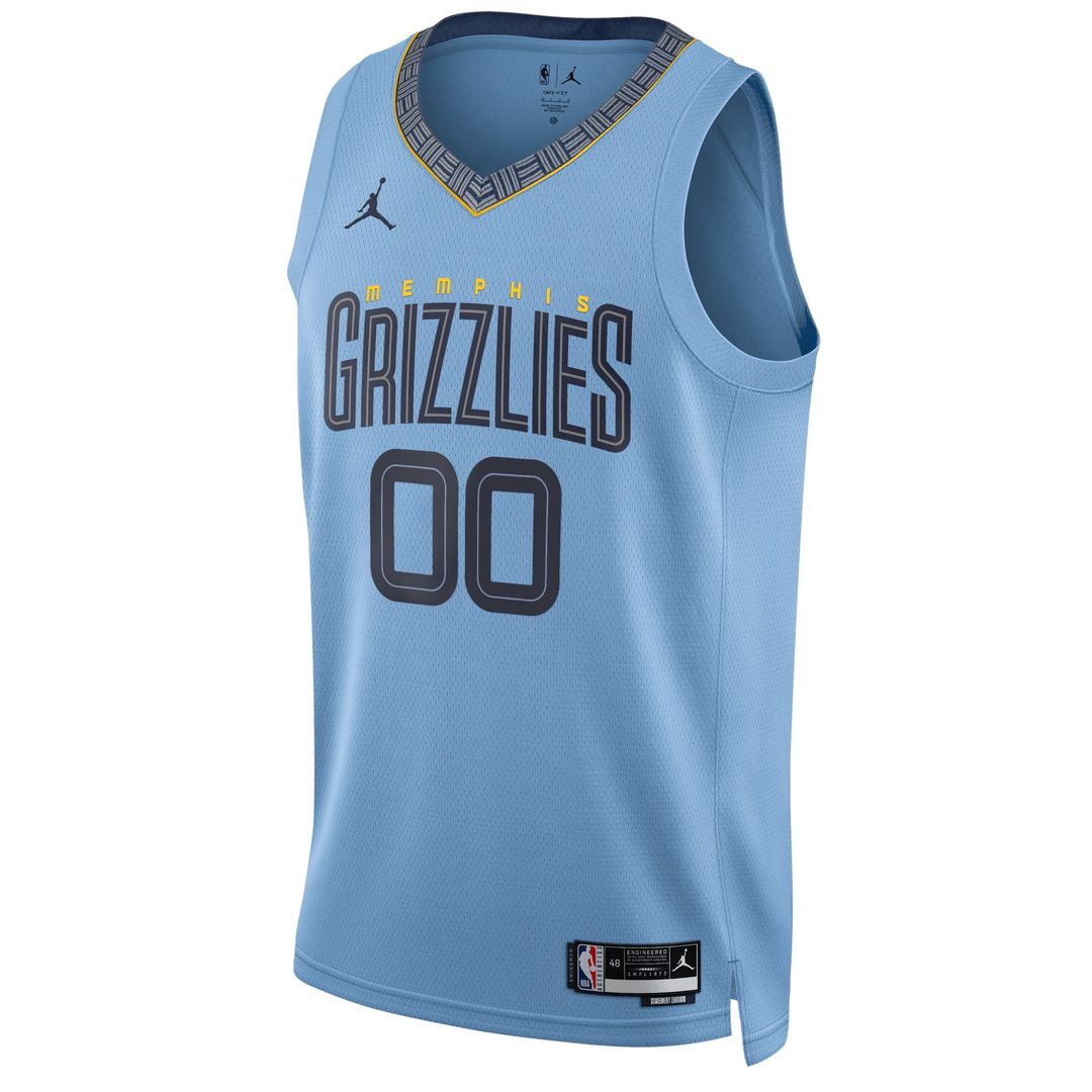 Memphis Grizzlies Jordan Brand Unisex 2022/ 23 Swingman Custom Jersey - Statement Edition - Blue | NBA Fan Gear