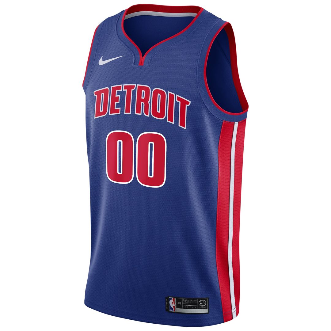 Detroit Pistons Nike Swingman Custom Jersey Blue - Icon Edition | NBA Fan Gear
