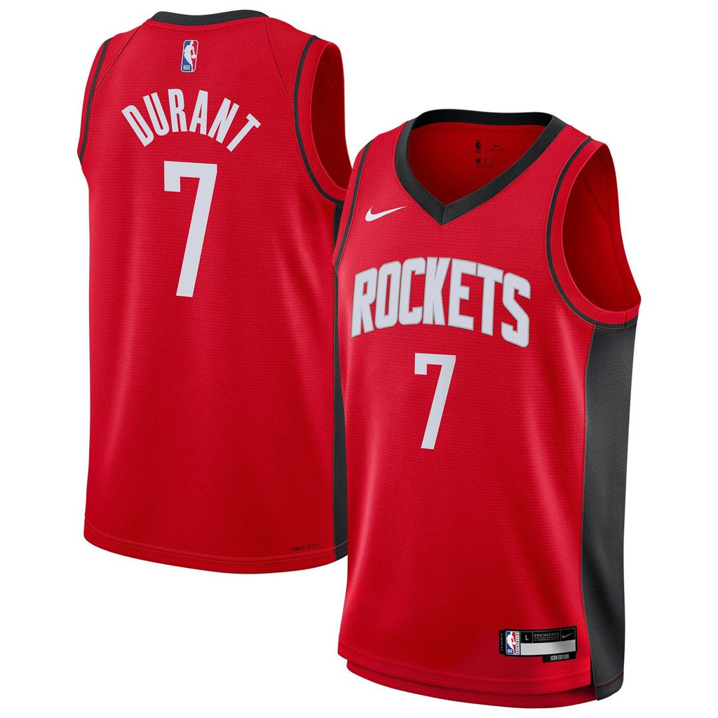 Kevin Durant Houston Rockets Nike Youth Swingman Jersey - Icon Edition - Red | NBA Fan Gear
