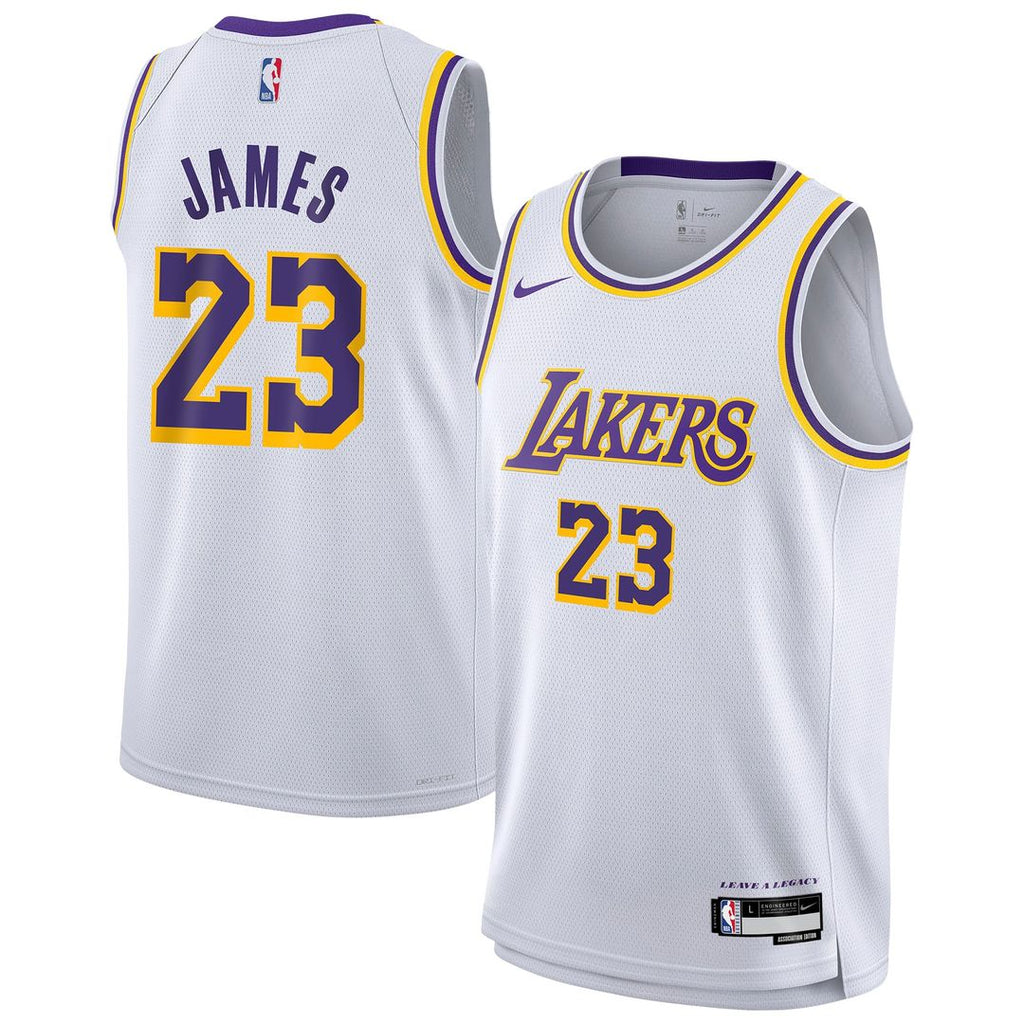 LeBron James Los Angeles Lakers Nike Youth Swingman Jersey - Association Edition - White | NBA Fan Gear