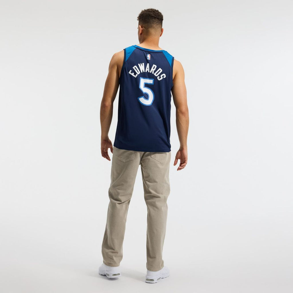 Anthony Edwards Minnesota Timberwolves Fanatics Fast Break Replica Player Jersey - Icon Edition - Navy | NBA Fan Gear
