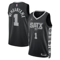Victor Wembanyama San Antonio Spurs Jordan Brand Unisex Swingman Jersey - Statement Edition - Black | NBA Fan Gear