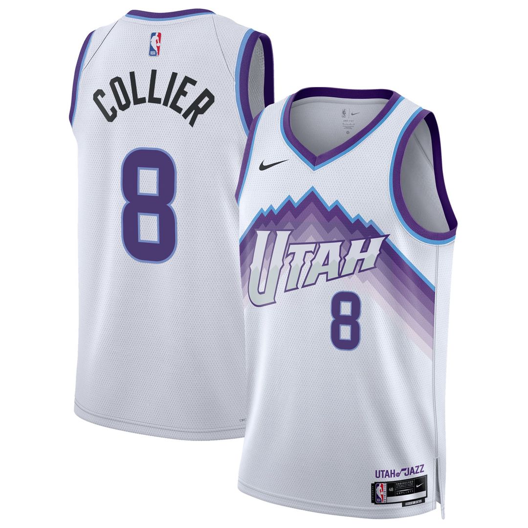 Isaiah Collier Utah Jazz Nike Unisex Swingman Jersey - Association Edition - White | NBA Fan Gear