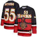 Dikembe Mutombo Atlanta Hawks Mitchell & Ness Unisex Maxxed Out Fashion Hockey Jersey - Red | NBA Fan Gear
