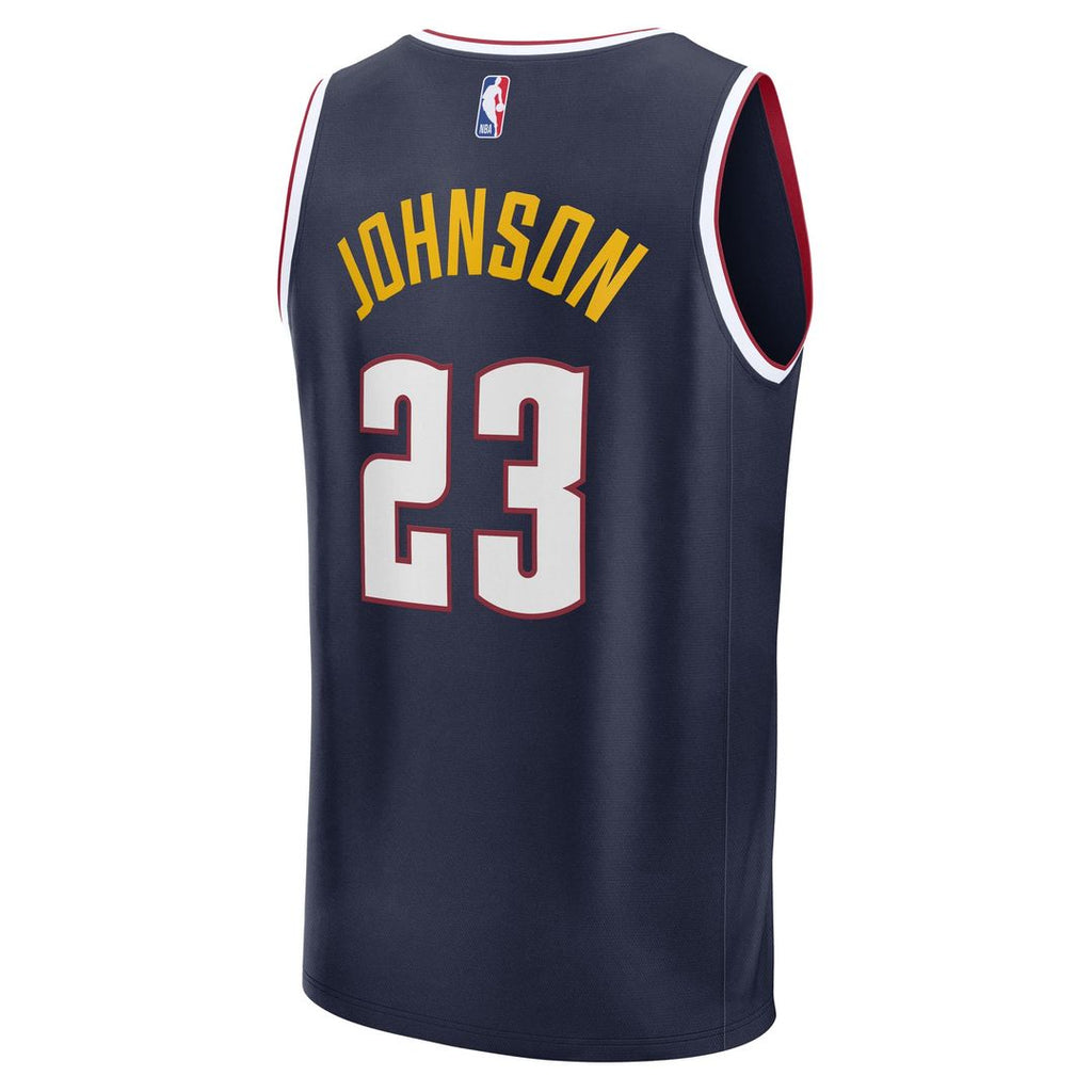 Cameron Johnson Denver Nuggets Fanatics Fast Break Replica Jersey - Navy - Icon Edition | NBA Fan Gear