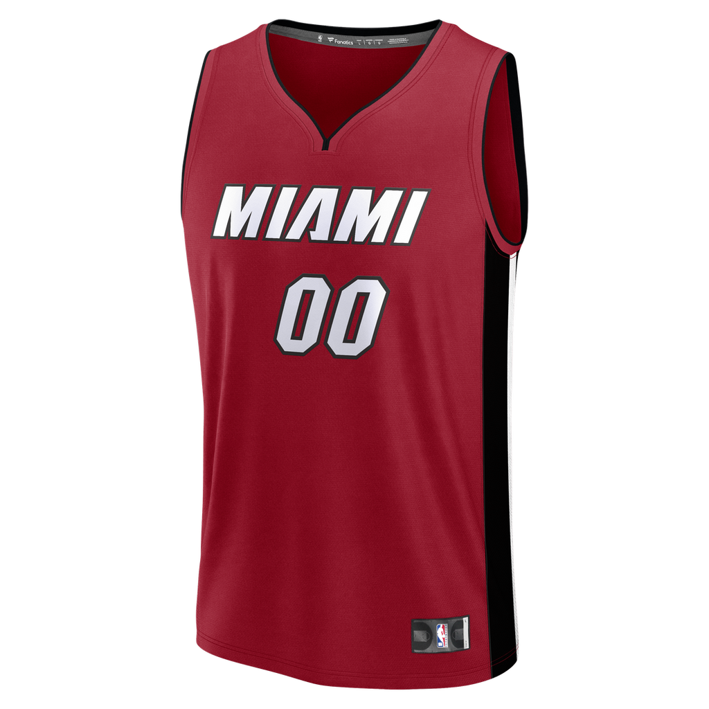 Miami Heat Fanatics Fast Break Custom Jersey - Icon Edition - Black | NBA Fan Gear