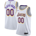 Los Angeles Lakers Nike 2020/ 21 Swingman Custom Jersey - Association Edition - White | NBA Fan Gear