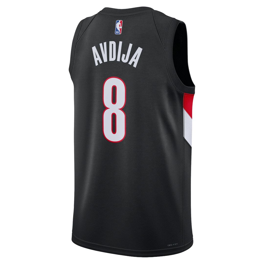Deni Avdija Portland Trail Blazers Nike Unisex Swingman Jersey - Icon Edition - Black | NBA Fan Gear