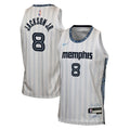 Jaren Jackson Jr. Memphis Grizzlies Nike Youth 2025/ 26 City Edition Swingman Jersey - White | NBA Fan Gear