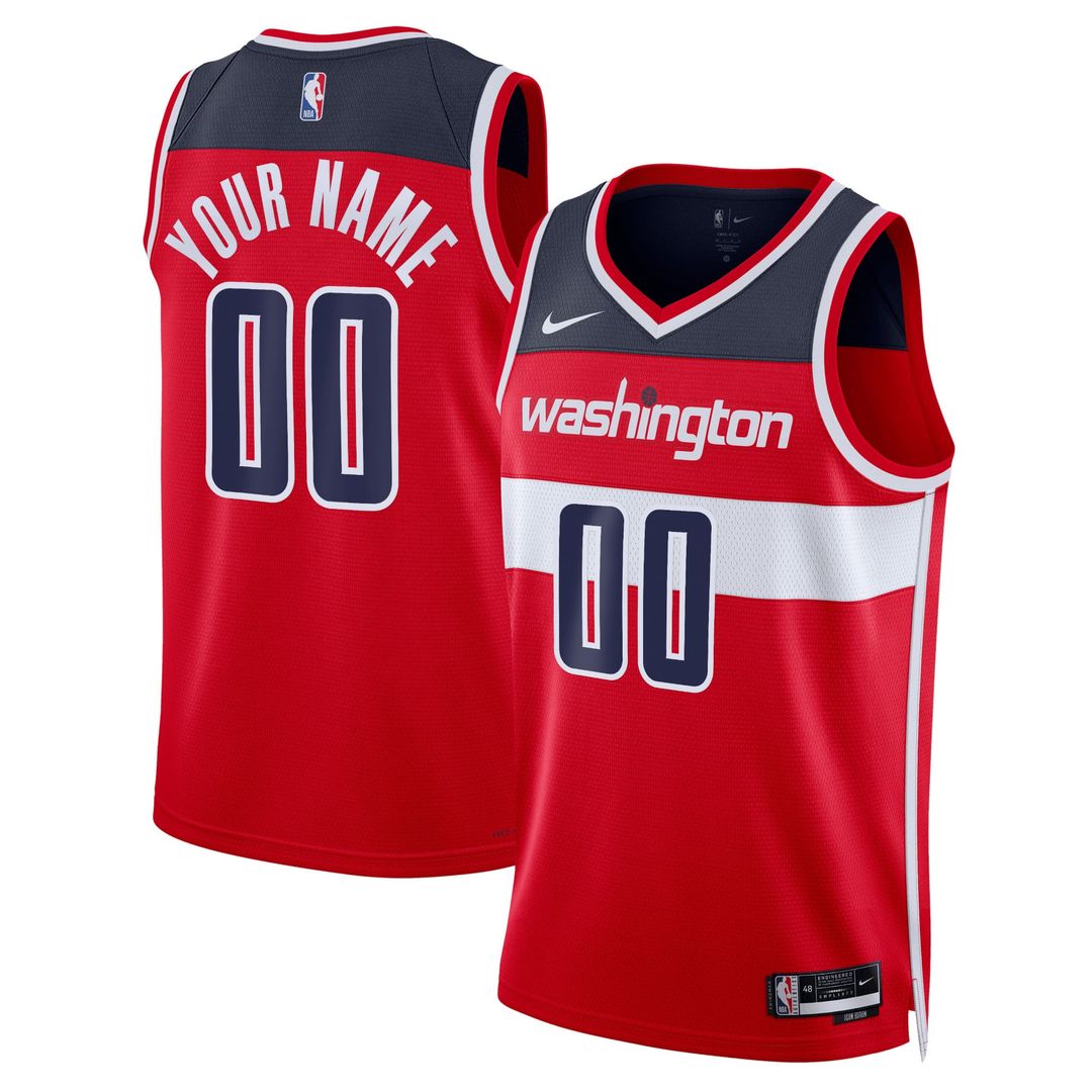 Washington Wizards Nike Unisex Swingman Custom Jersey Red - Icon Edition | NBA Fan Gear