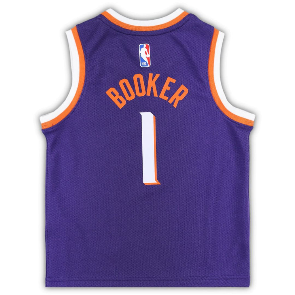 Devin Booker Phoenix Suns Nike Preschool Swingman Player Jersey - Icon Edition - Purple | NBA Fan Gear