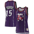 Vince Carter Toronto Raptors Mitchell & Ness Women's 1998/ 99 Hardwood Classics Swingman Jersey - Purple | NBA Fan Gear
